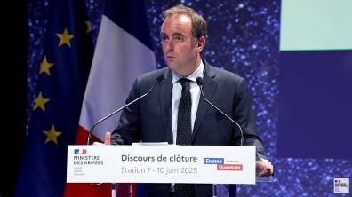 Sébastien Lecornu, au forum France Quantum le 10 juin.